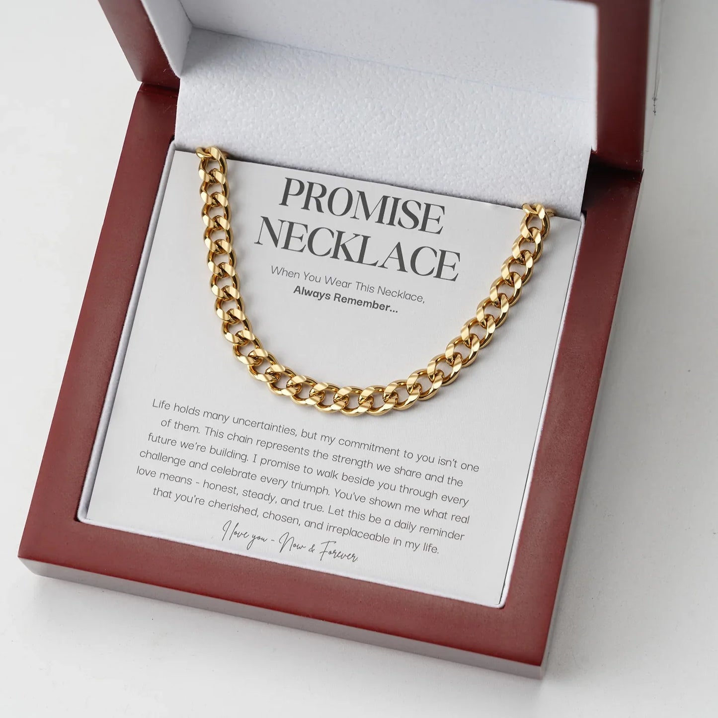 Sterling Silver Promise Necklace
