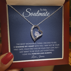 Soulmate 'Forever & Always' Heart Necklace
