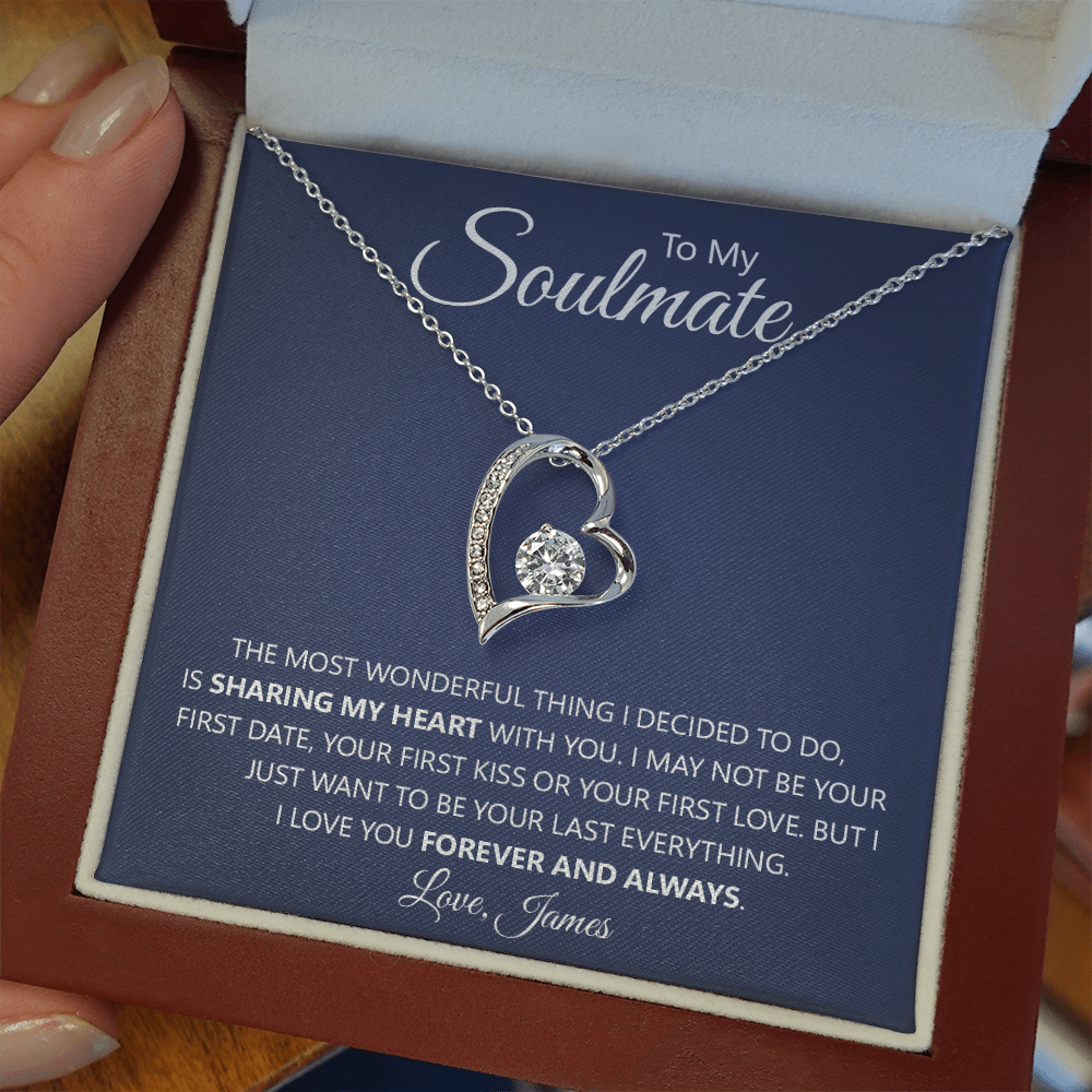 Soulmate 'Forever & Always' Heart Necklace