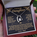 To My Beautiful Daughter - Forever Love Necklace