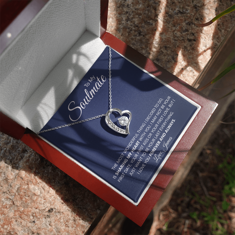 Soulmate 'Forever & Always' Heart Necklace