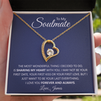 Soulmate 'Forever & Always' Heart Necklace